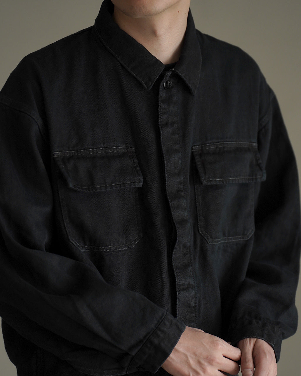 SANMONT Garment Dyed Linen Work Jacket サンモント リネンワーク