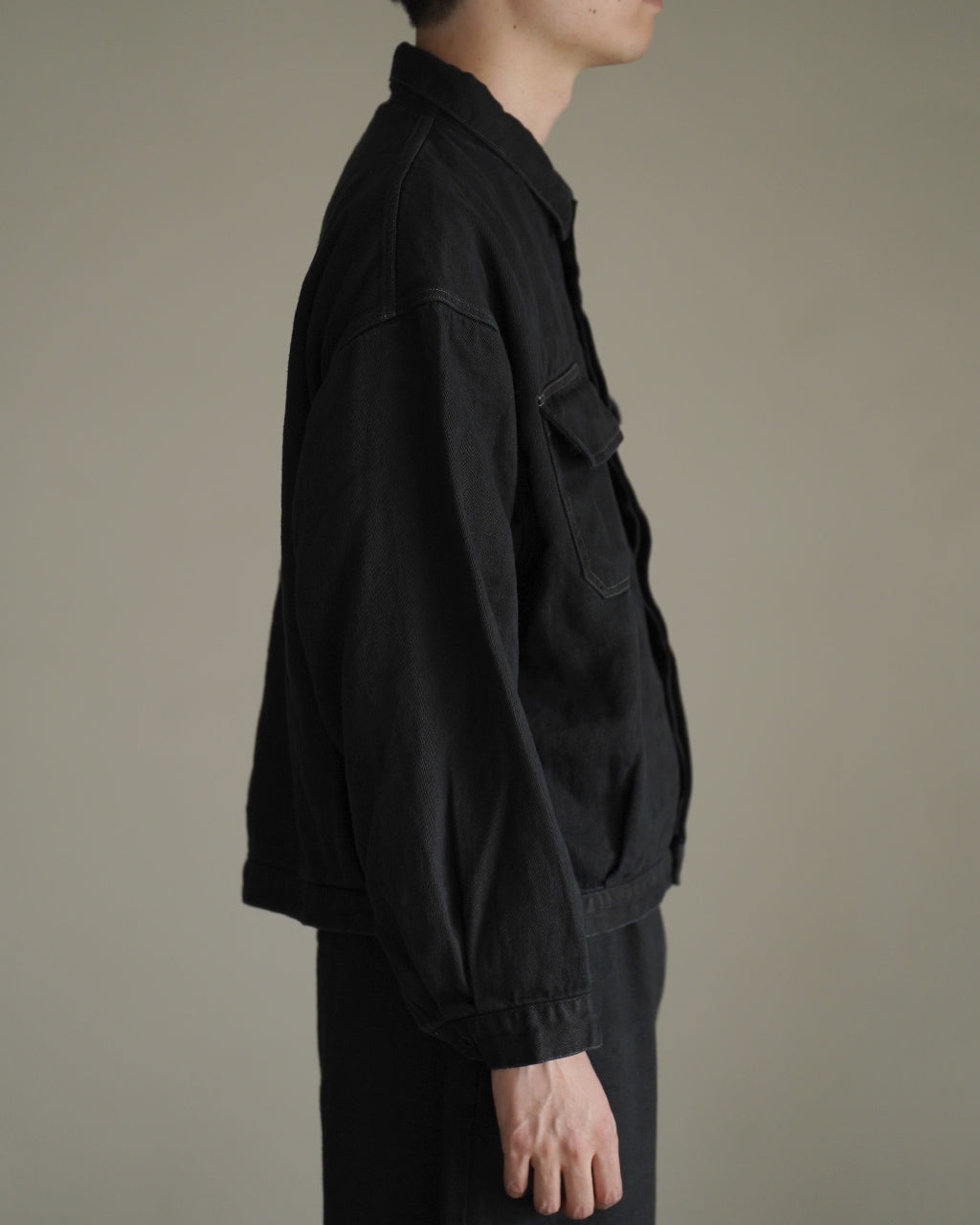 SANMONT Garment Dyed Linen Work Jacket サンモント リネンワーク