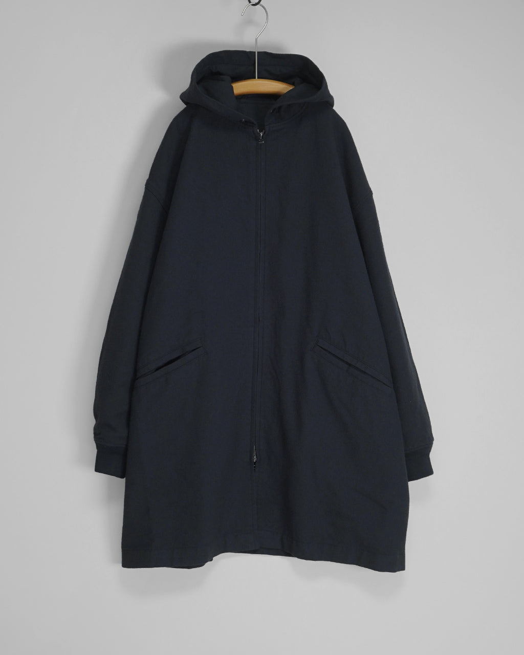 Wool Twill Hooded Coat SWA0205