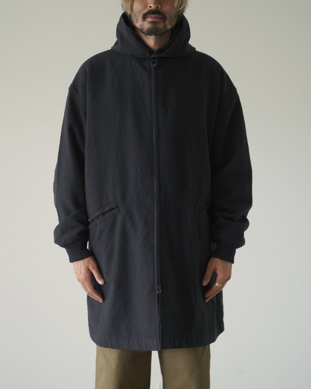 Wool Twill Hooded Coat SWA0205