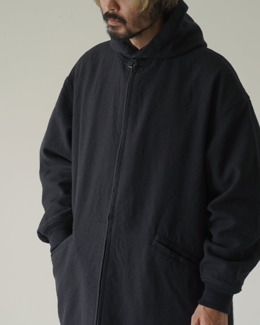 Wool Twill Hooded Coat SWA0205