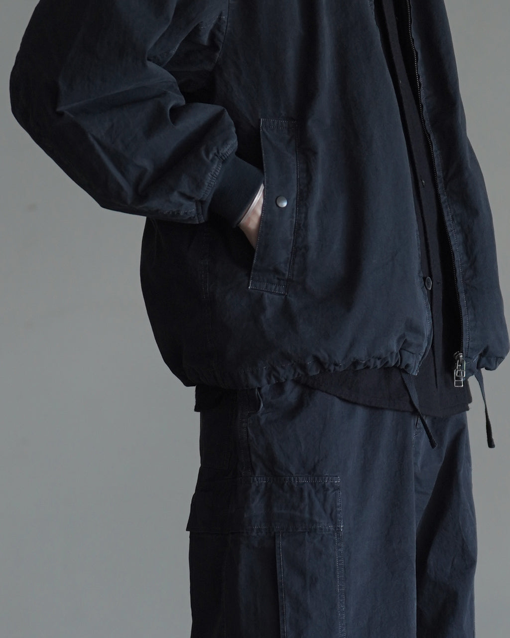 Garment Dyed Zip Blouson SWA0203