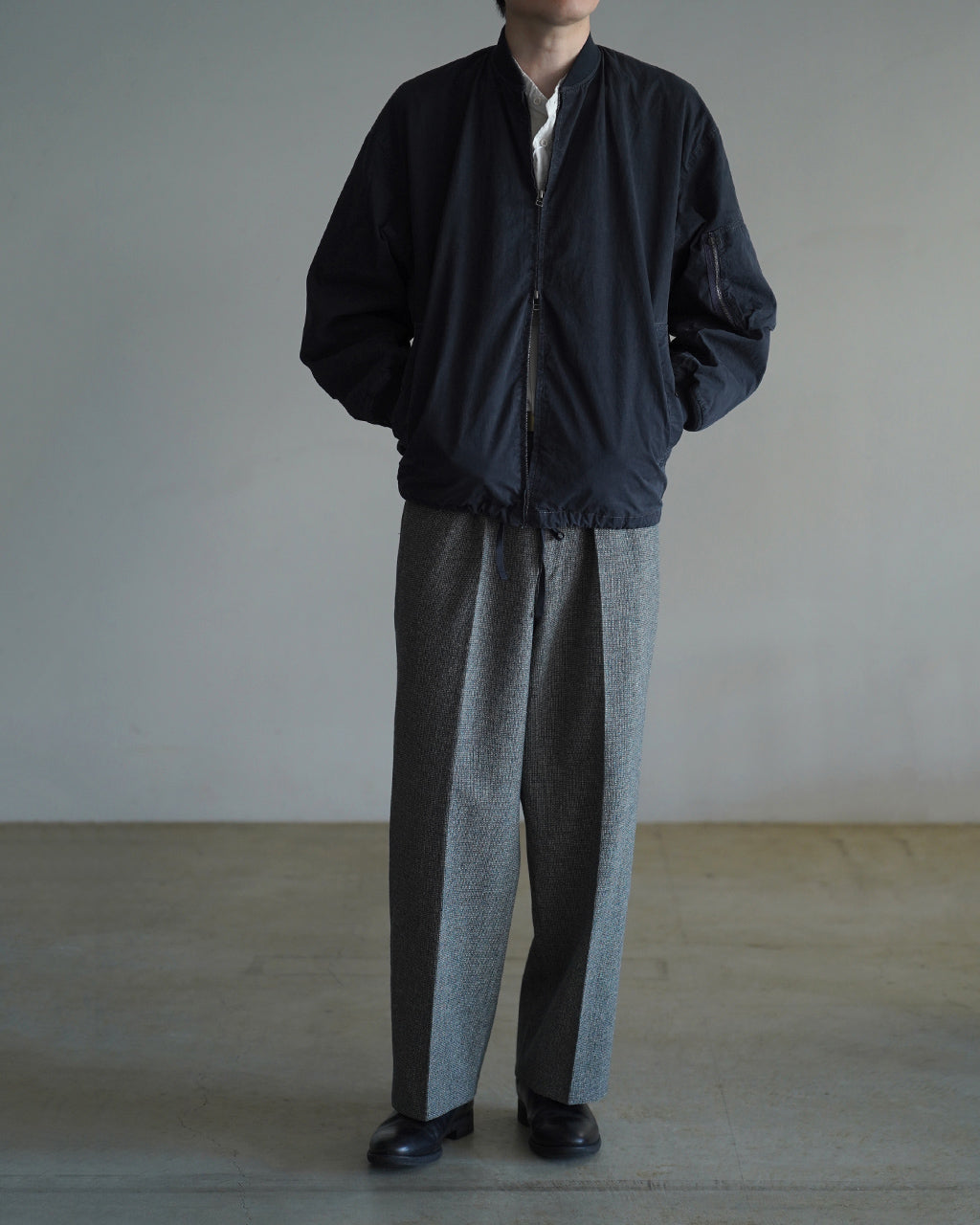 Garment Dyed Zip Blouson SWA0203