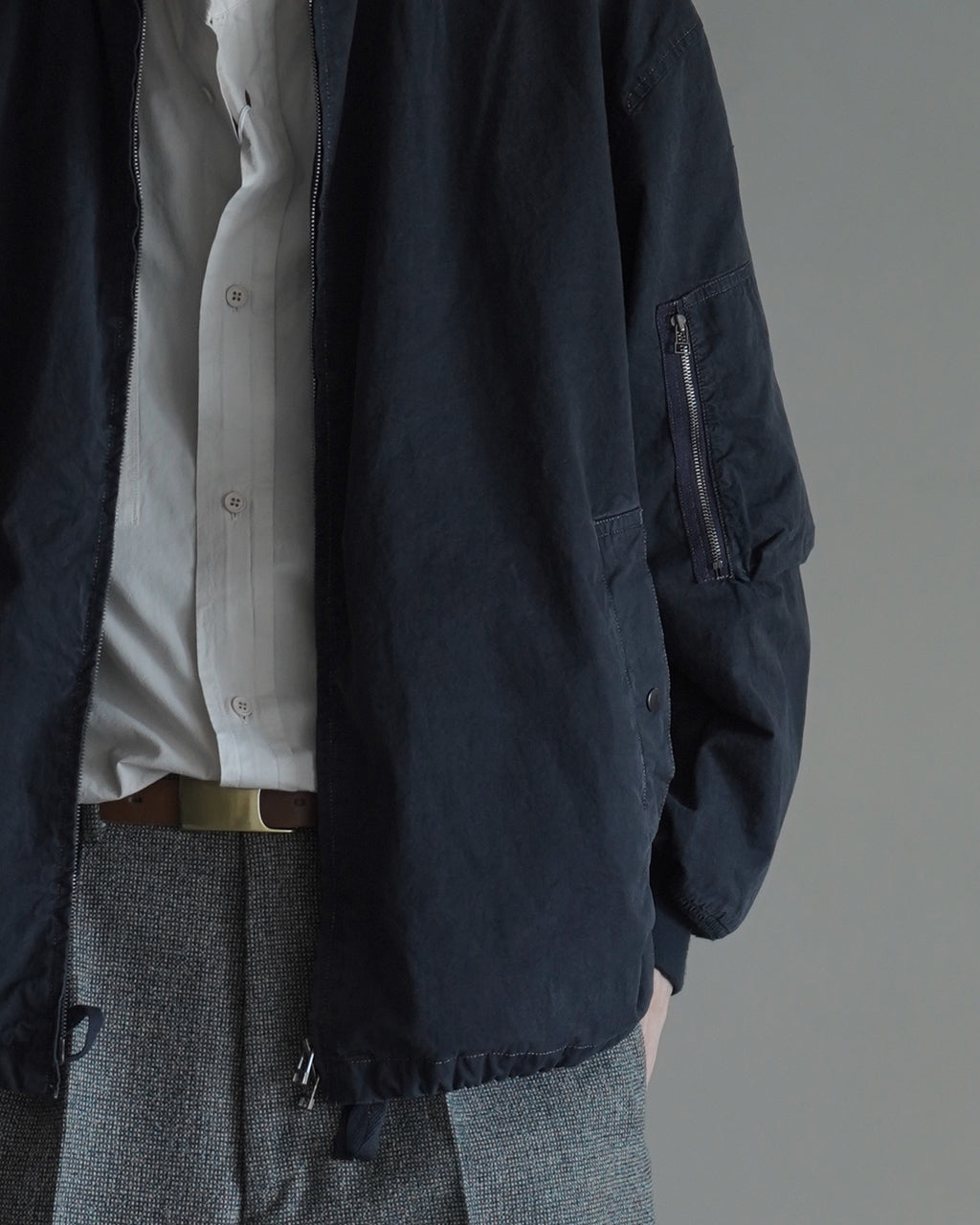 Garment Dyed Zip Blouson SWA0203