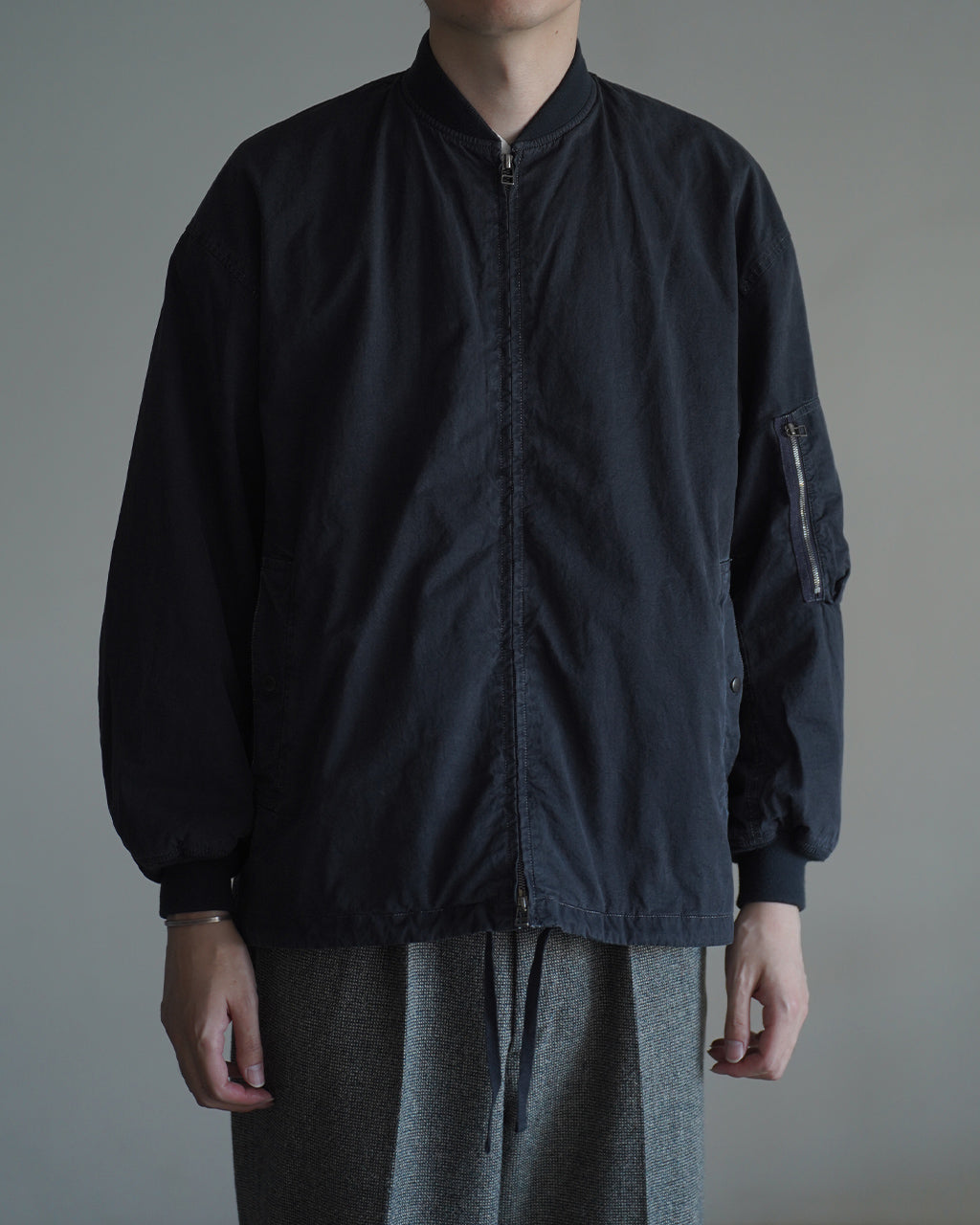 Garment Dyed Zip Blouson SWA0203