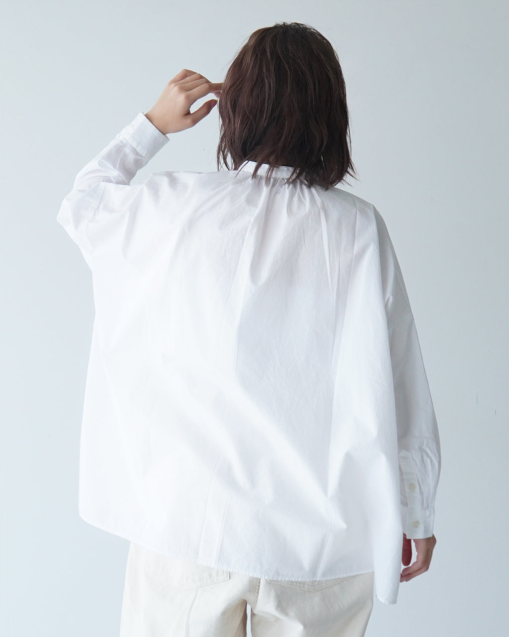 【アウトレット！30%OFF】SETTO セット ファームスシャツ FARMS SHIRT ワイドシルエット スタンドカラー バンドカラー シャツ  STL-SH005