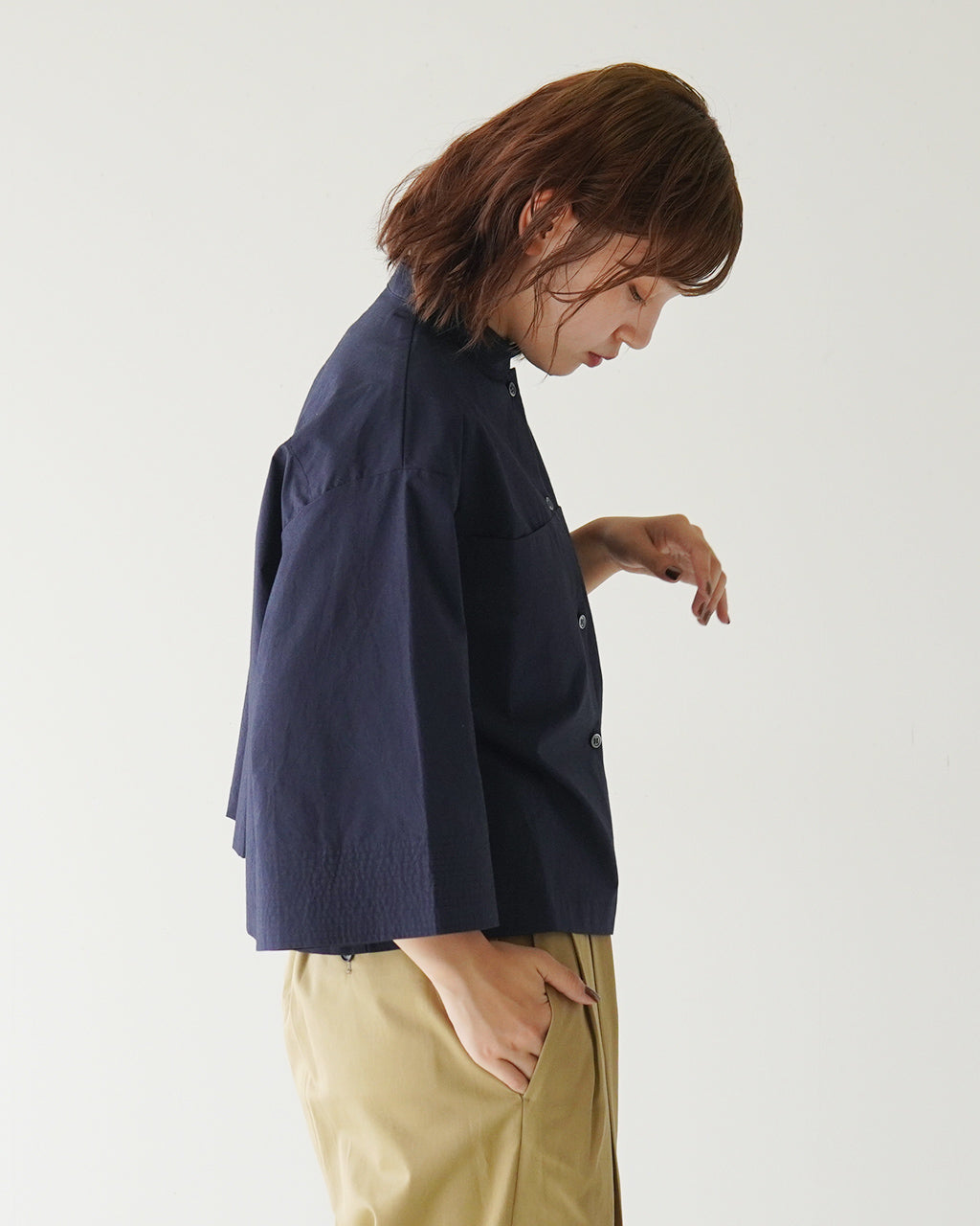 SETTO セット ステッチ シャツ stitch shirt スーピマコットン STLS0017【送料無料】