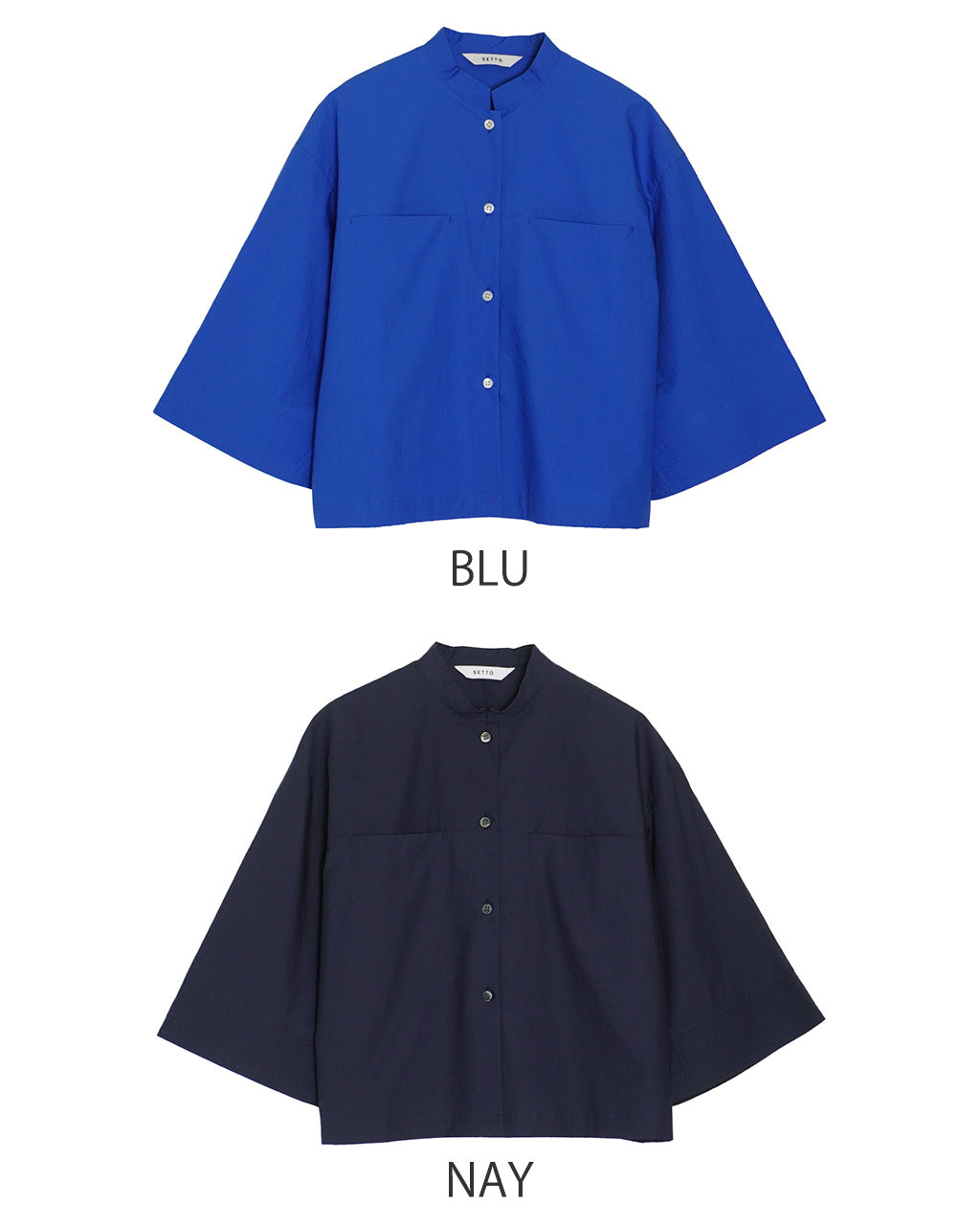 【SALE！40%OFF】SETTO セット ステッチ シャツ stitch shirt スーピマコットン STLS0017【送料無料】