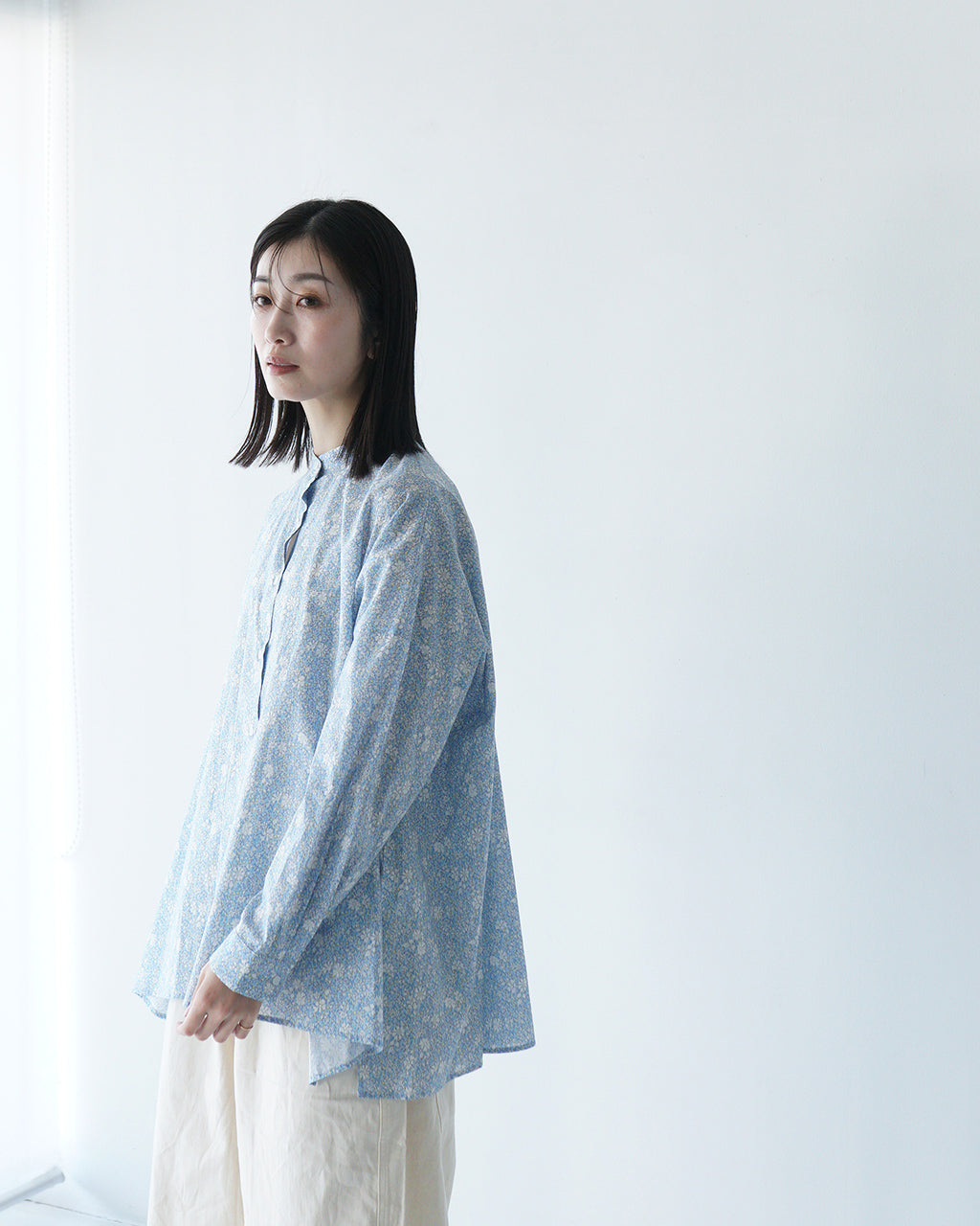 SETTO セット リバティファームズシャツ LIBERTY FARMS SHIRT ブラウス プリント 花柄 STLS0024【送料無料】