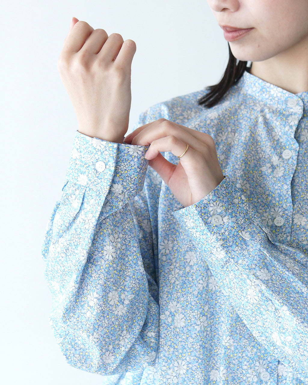 SETTO セット リバティファームズシャツ LIBERTY FARMS SHIRT ブラウス プリント 花柄 STLS0024【送料無料】