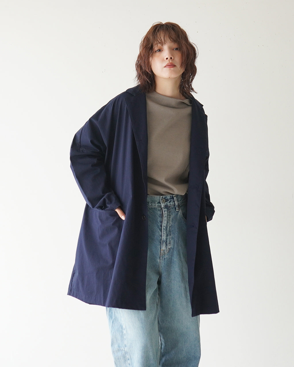 【SALE！20%OFF】SETTO セット マーケットジャケット MARKET JKT オーバーサイズ コート STOT0405【送料無料】