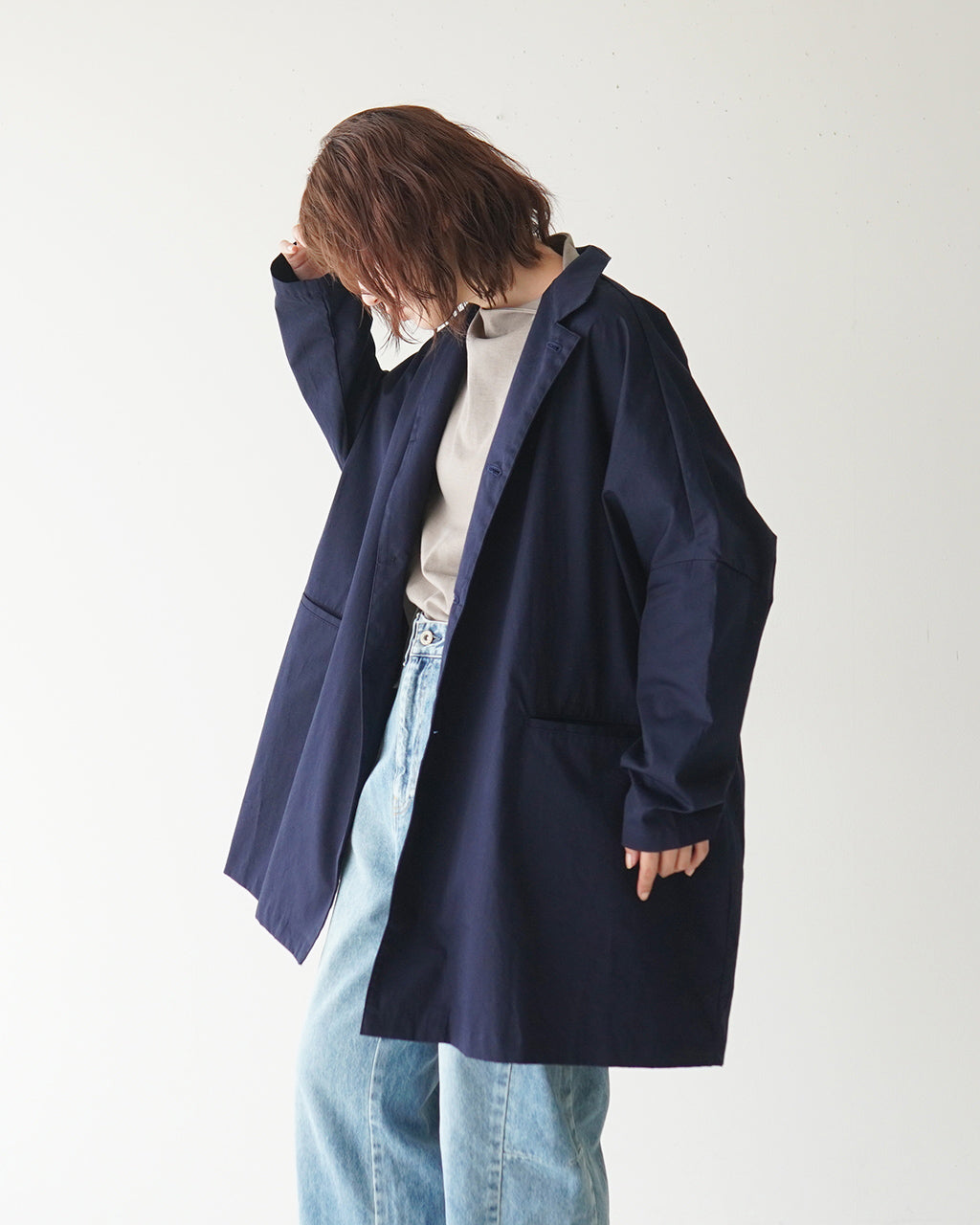 【SALE！20%OFF】SETTO セット マーケットジャケット MARKET JKT オーバーサイズ コート STOT0405【送料無料】