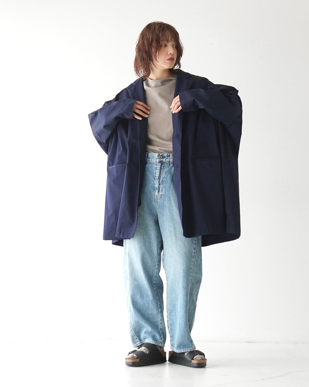 SETTO セット パネル ジーンズ panel jeans デニムパンツ ワイド  STPT0011【送料無料】