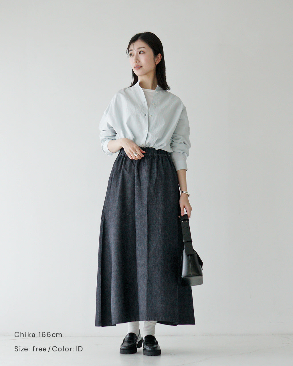 SETTO セット デニムスカート ロング MACHUPICHU SKIRT STSK0009【送料無料】