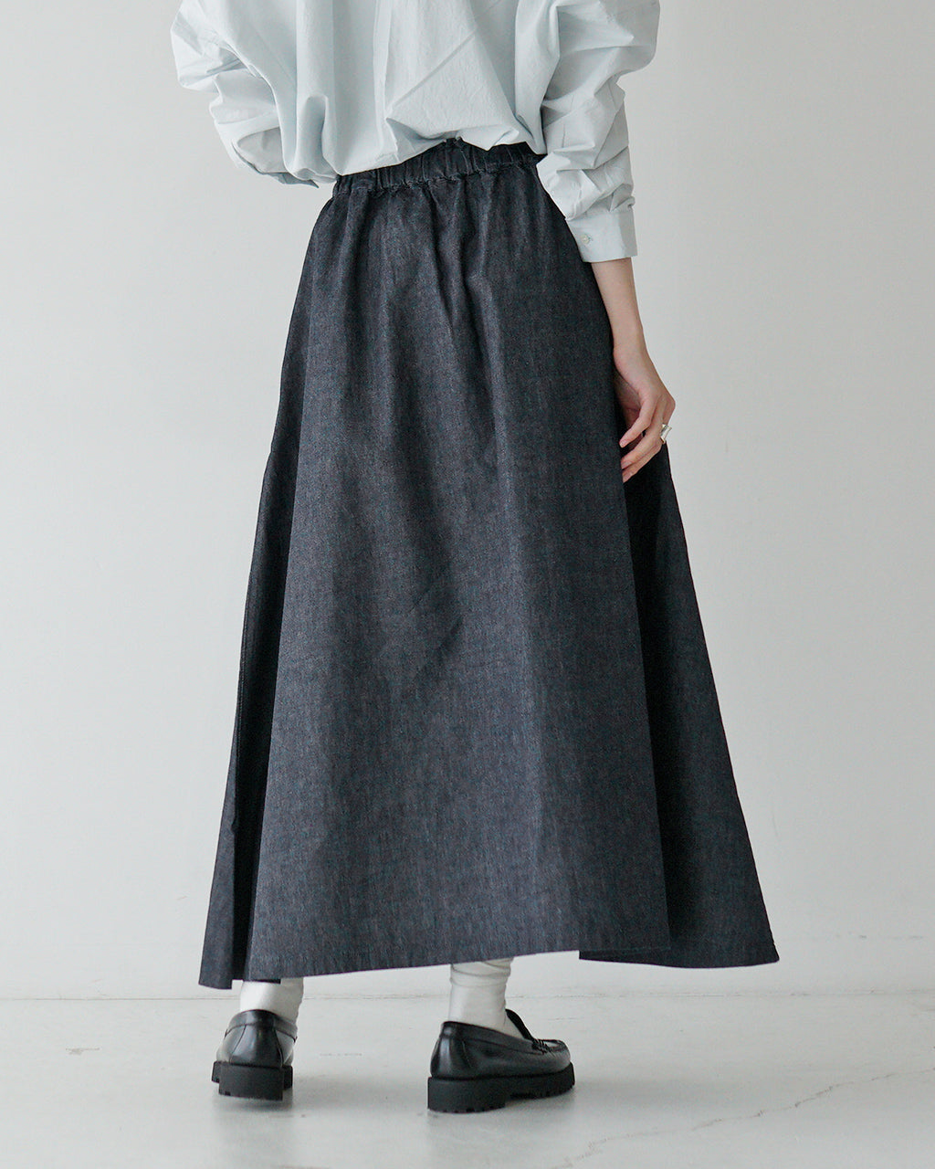 SETTO セット デニムスカート ロング MACHUPICHU SKIRT STSK0009【送料無料】