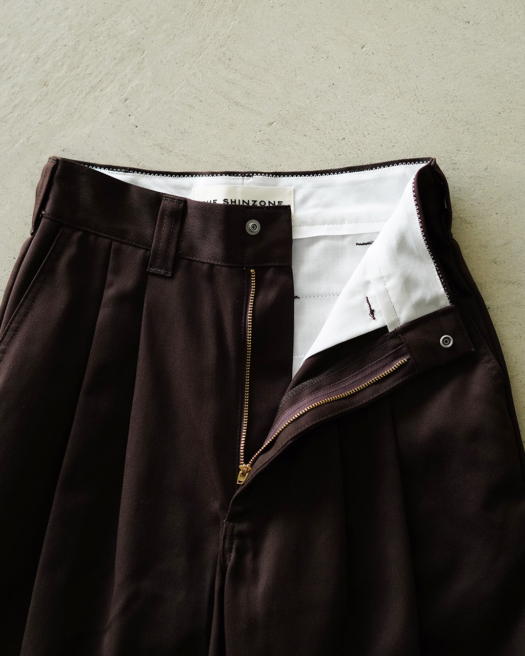 シンゾーン THE SHINZONE トムボーイ パンツ TOMBOY PANTS ツータック