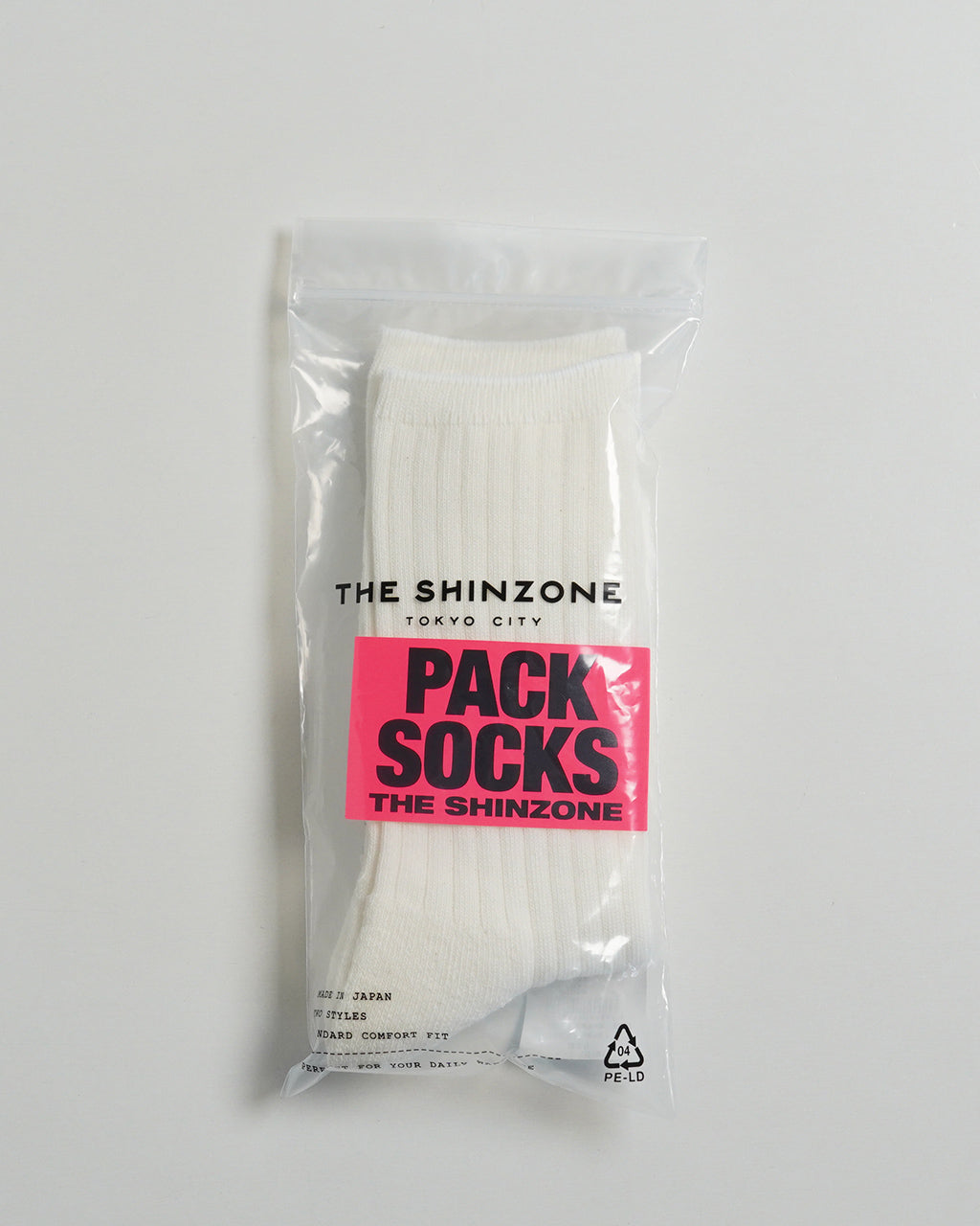 THE SHINZONE シンゾーン パック ソックス 靴下 PACK SOCKS 天竺編み リブ編み セット   21SMSIT01　