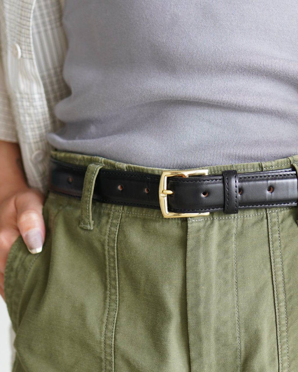 THE SHINZONE シンゾーン プランプ ベルト Plump belt 本革 ジェニュインレザー スクエアバックル 23AMSIT06 [ ] Black F 新品 THE SHINZONE メンズ G Bordeaux