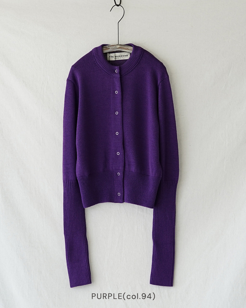 THE SHINZONE LONG RIB CARDIGAN 23AMSNI05