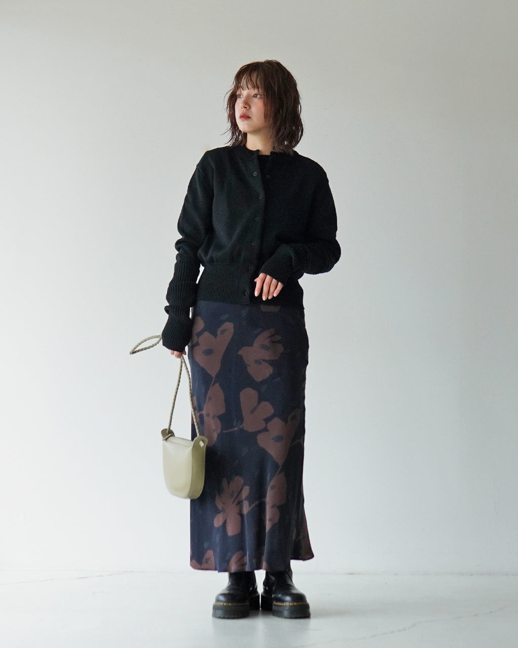 THE SHINZONE シンゾーン ロング リブ カーディガン LONG RIB CARDIGAN 