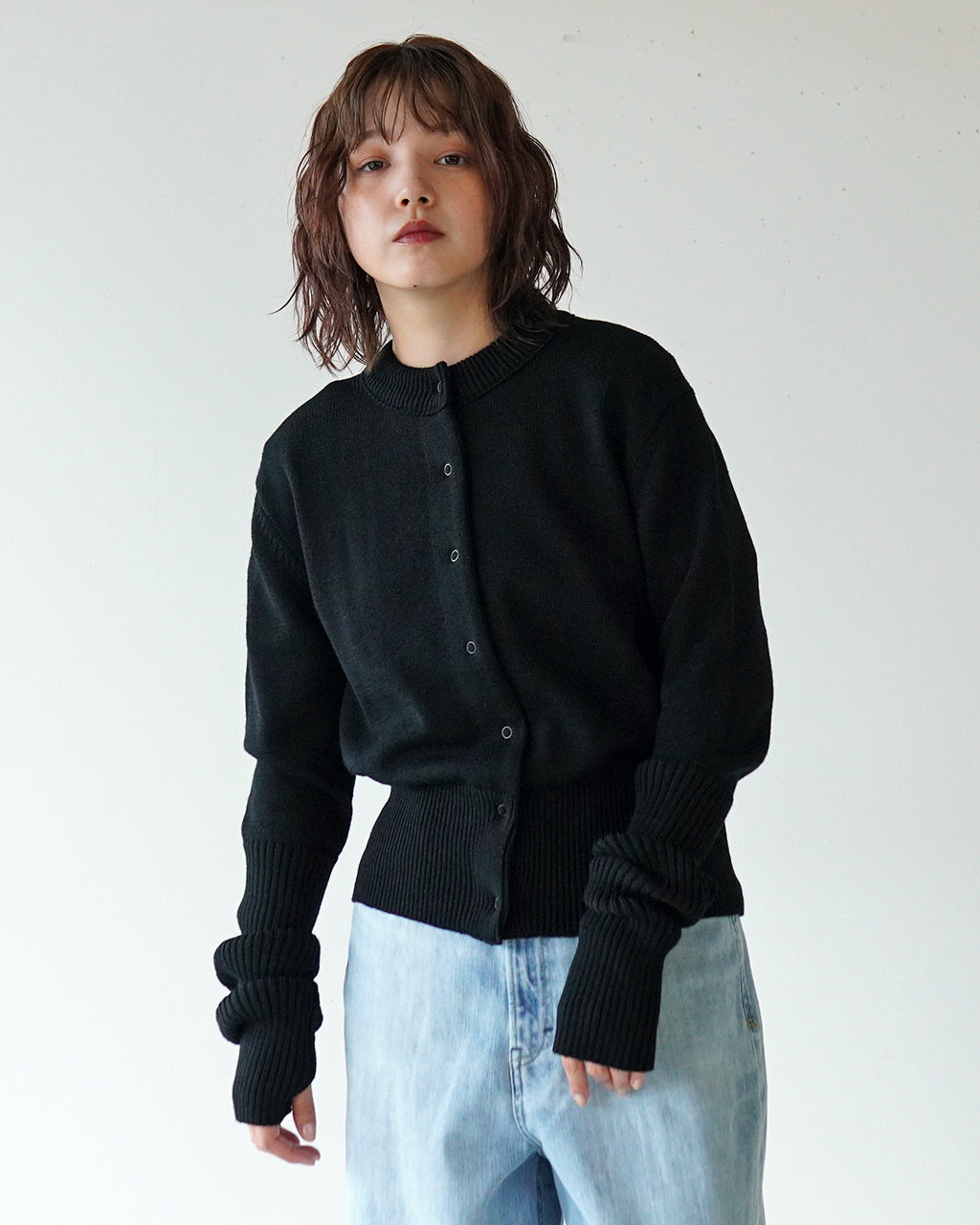 THE SHINZONE シンゾーン 【Crouka別注色】 ロング リブ カーディガン LONG RIB CARDIGAN 23AMSNI