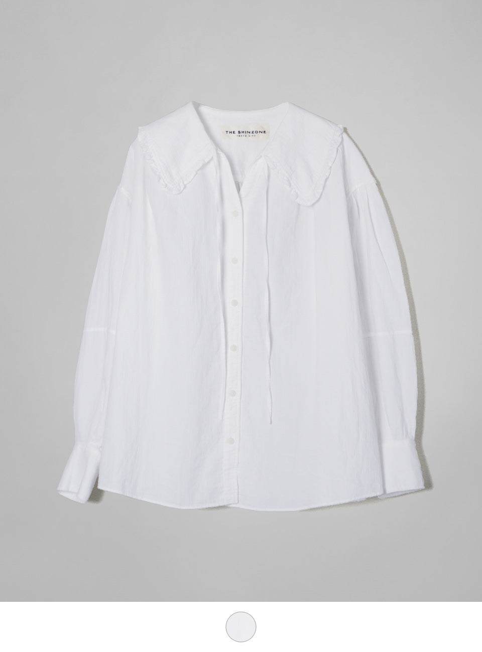 THE SHINZONE シンゾーン オーガニック コットン ガーゼ ブラウス ORGANIC COTTON GAUZE BLOUSE シャツ 24AMSBL01【送料無料】