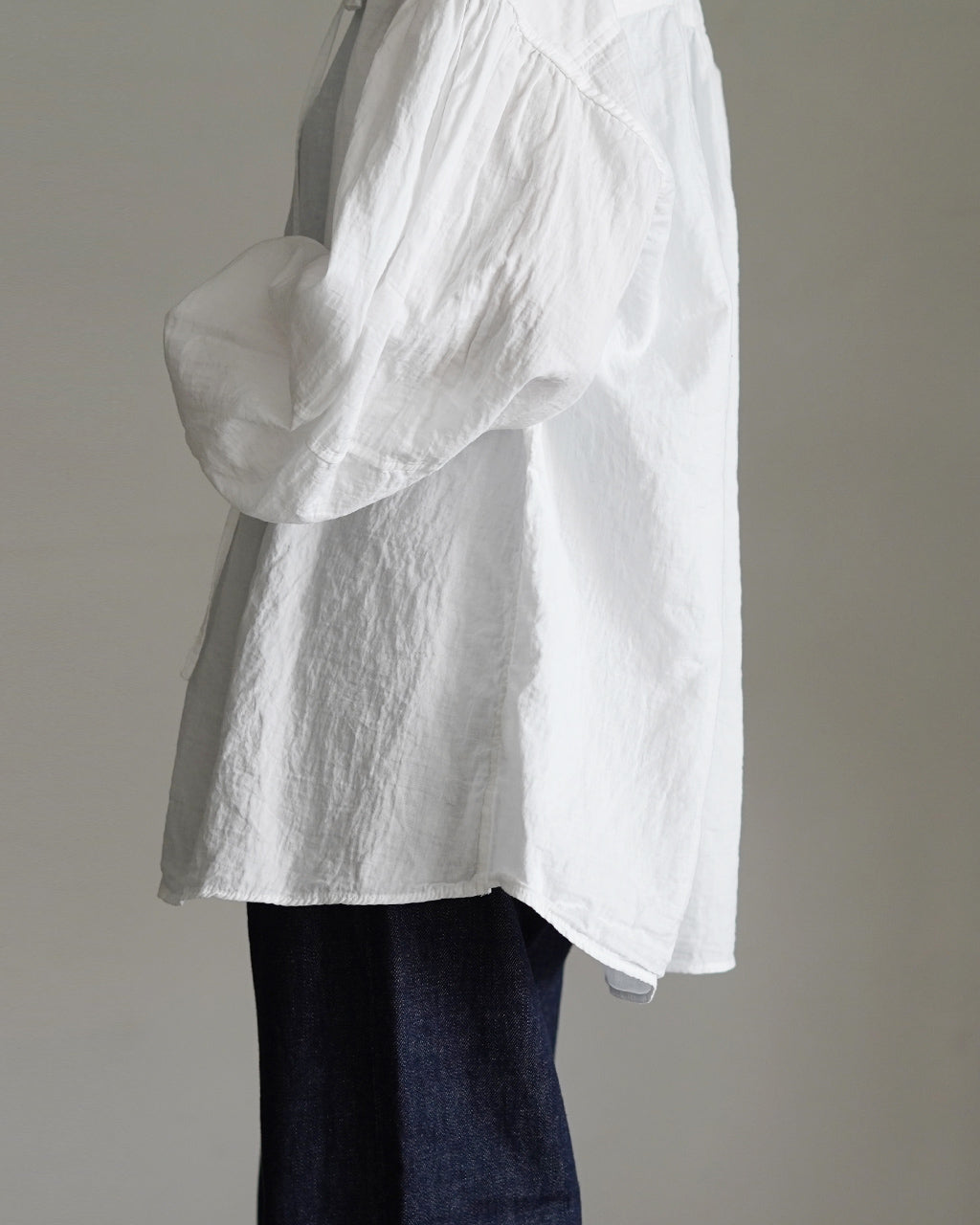 ORGANIC COTTON GAUZE BLOUSE 25SMSBL19