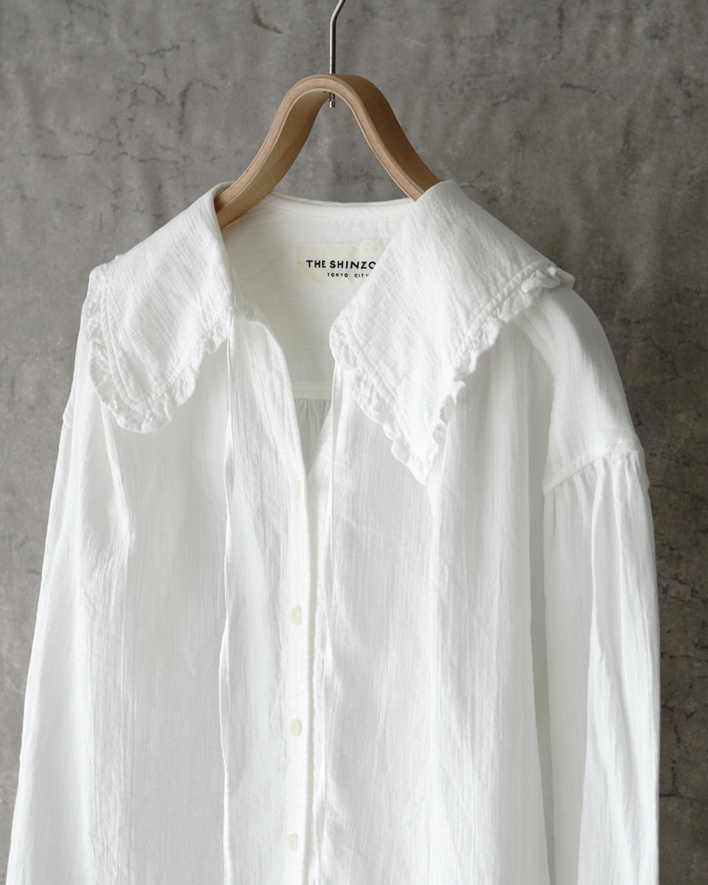ORGANIC COTTON GAUZE BLOUSE 25SMSBL19