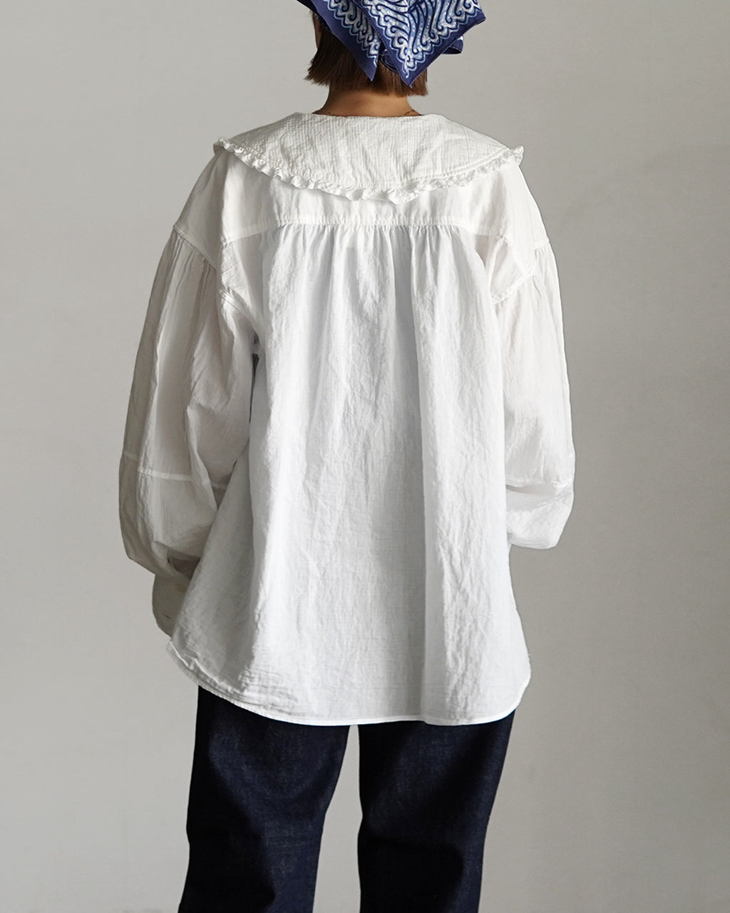 ORGANIC COTTON GAUZE BLOUSE 25SMSBL19