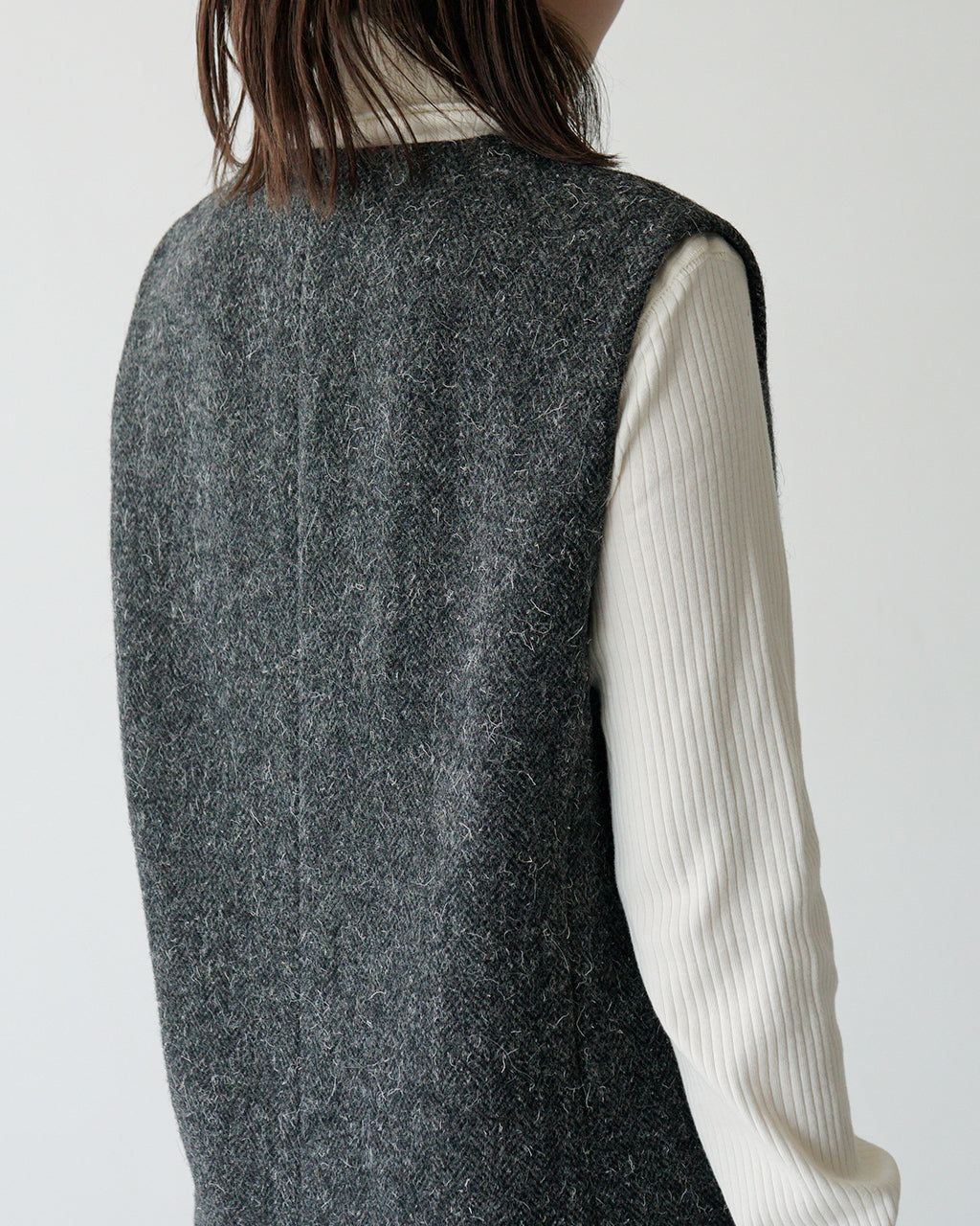 【SALE！50%OFF】THE SHINZONE シンゾーン ジレ ロング ヘリンボーンLONG WOOL GILET HERRINGBONE GILET 24AMSCO02 24AMSCO031105【送料無料】