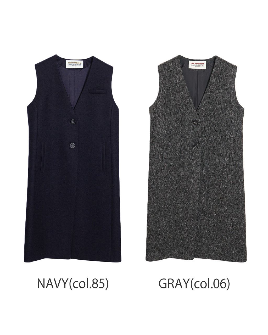 【SALE！50%OFF】THE SHINZONE シンゾーン ジレ ロング ヘリンボーンLONG WOOL GILET HERRINGBONE GILET 24AMSCO02 24AMSCO031105【送料無料】