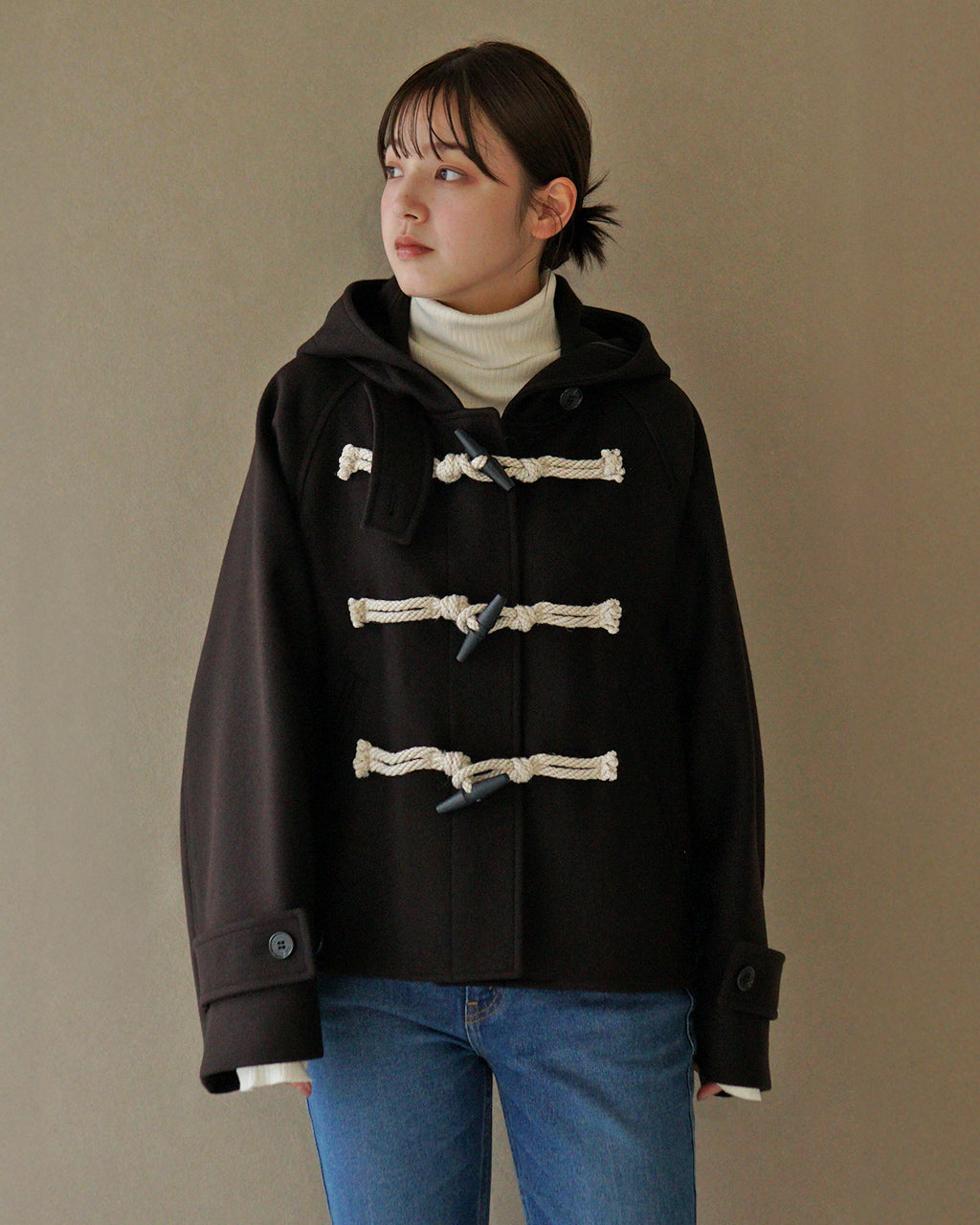 【SALE！20%OFF】THE SHINZONE シンゾーン ショート ダッフルコート SHORT DUFFLE COAT アウター ウール ラグランスリーブ 24AMSCO06