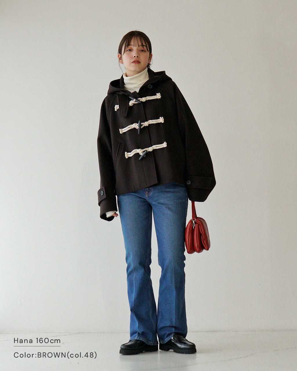 【SALE！20%OFF】THE SHINZONE シンゾーン ショート ダッフルコート SHORT DUFFLE COAT アウター ウール ラグランスリーブ 24AMSCO06