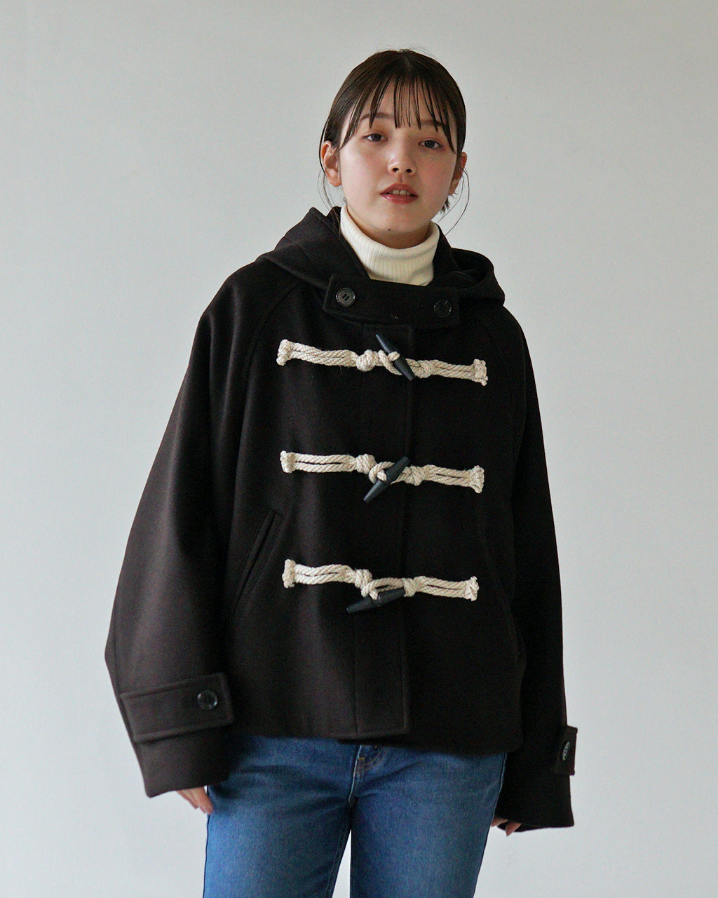 【SALE！20%OFF】THE SHINZONE シンゾーン ショート ダッフルコート SHORT DUFFLE COAT アウター ウール ラグランスリーブ 24AMSCO06