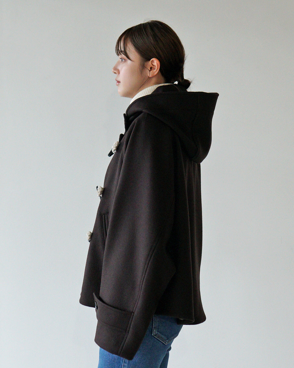 THE SHINZONE シンゾーン ショート ダッフルコート SHORT DUFFLE COAT アウター ウール ラグランスリーブ 24AMSCO06【送料無料】