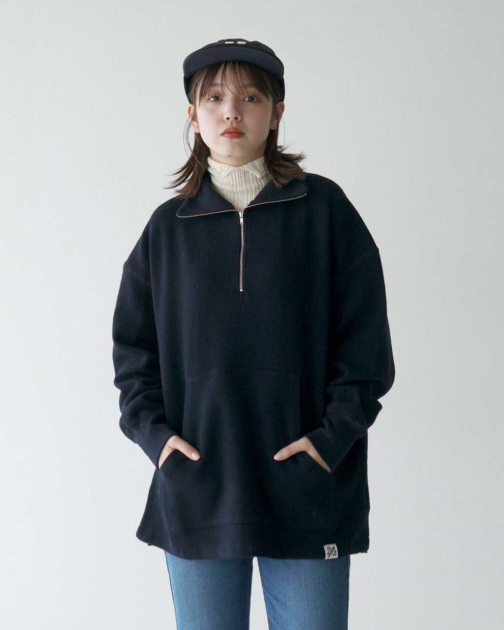 THE SHINZONE シンゾーン スウェット ハーフジップ トレーナー HALF ZIP SWEATSHIRT 24AMSCU01 1110【送料無料】