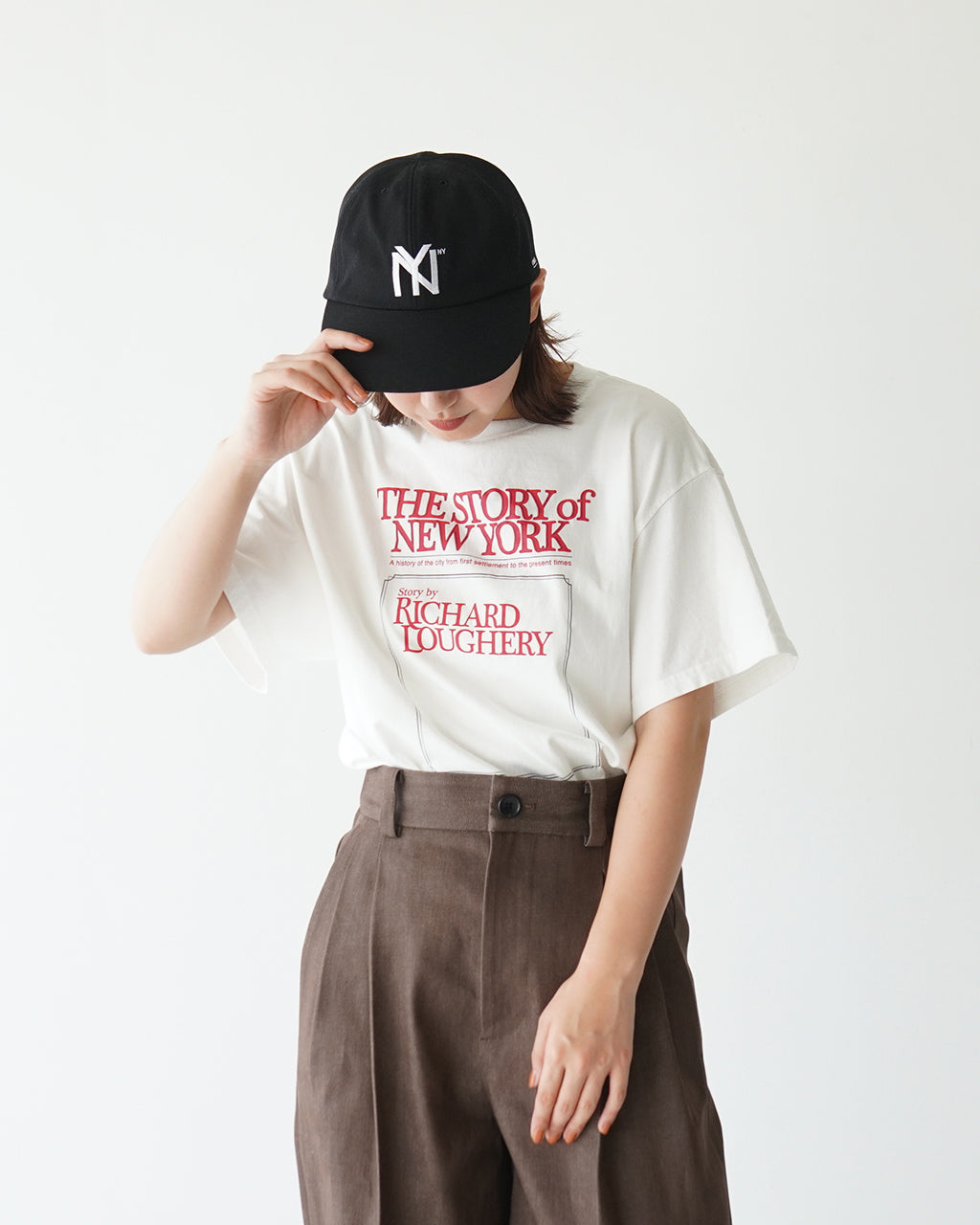 【SALE！40%OFF】THE SHINZONE シンゾーン ザ ストーリー オブ ニューヨーク Tシャツ THE STORY OF NEW YORK TEE トップス 半袖 24AMSCU05