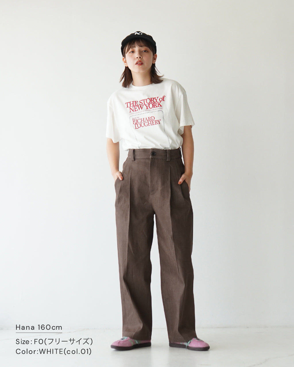 【SALE！40%OFF】THE SHINZONE シンゾーン ザ ストーリー オブ ニューヨーク Tシャツ THE STORY OF NEW YORK TEE トップス 半袖 24AMSCU05