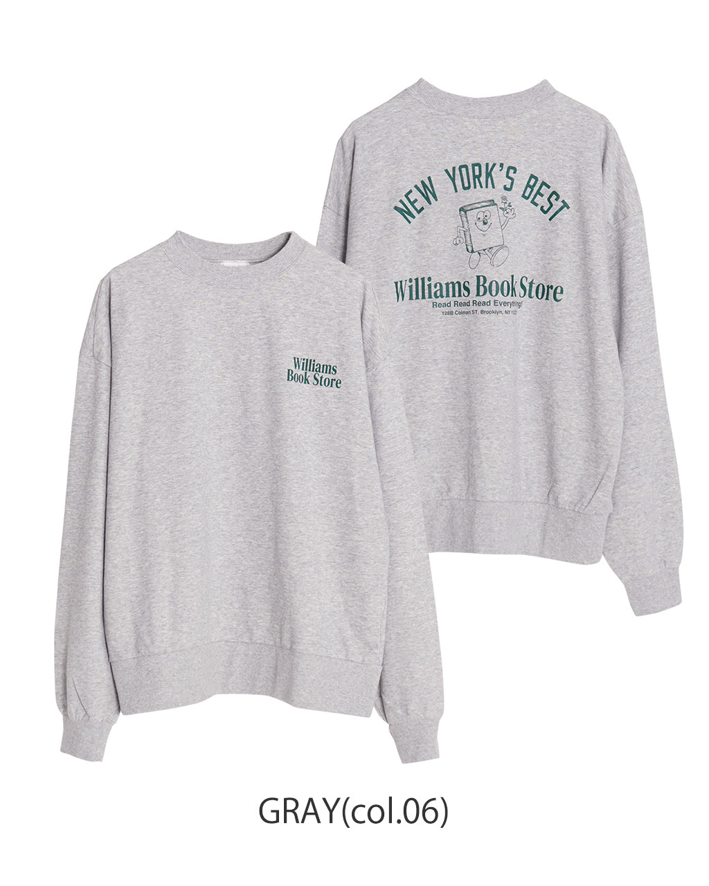 【SALE！20%OFF】THE SHINZONE シンゾーン ブックストア スウェット シャツ BOOK STORE SWEATSHIRT 24AMSCU08【送料無料】