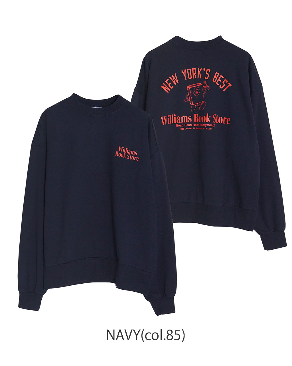 THE SHINZONE シンゾーン ブックストア スウェット シャツ BOOK STORE SWEATSHIRT 24AMSCU08【送料無料】