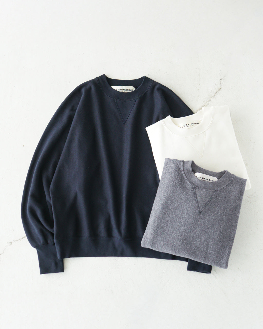 THE SHINZONE シンゾーン スウェット シャツ COTTON WOOL SWEATSHIRT コットン ウール プルオーバー 24AMSCU10 1110【送料無料】