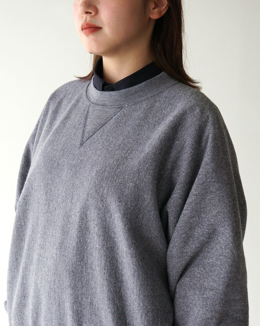 THE SHINZONE シンゾーン スウェット シャツ COTTON WOOL SWEATSHIRT コットン ウール プルオーバー 24AMSCU10 1110【送料無料】