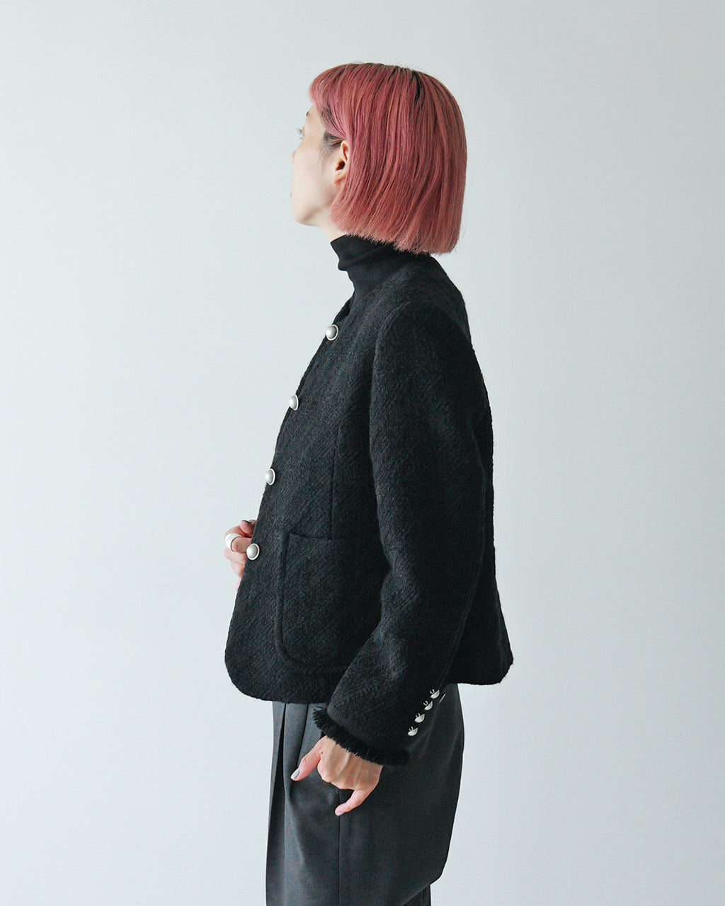 【SALE！40%OFF】THE SHINZONE シンゾーン ツイードジャケット HOUNDSTOOTH TWEED JACKET 24AMSJK06【送料無料】