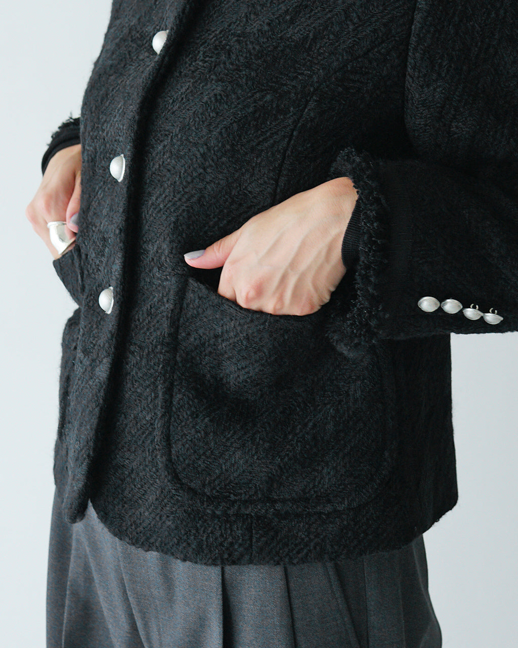 THE SHINZONE シンゾーン ツイードジャケット HOUNDSTOOTH TWEED JACKET 24AMSJK06【送料無料】