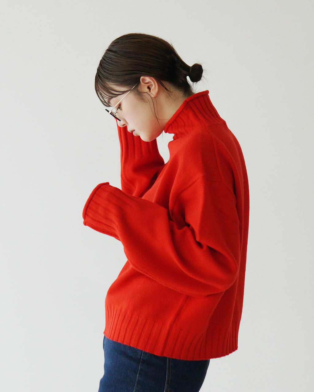 THE SHINZONE シンゾーン ハイネックニット セーター ウール WOOL HIGH NECK KNIT トップス 24AMSNI05【送料無料】