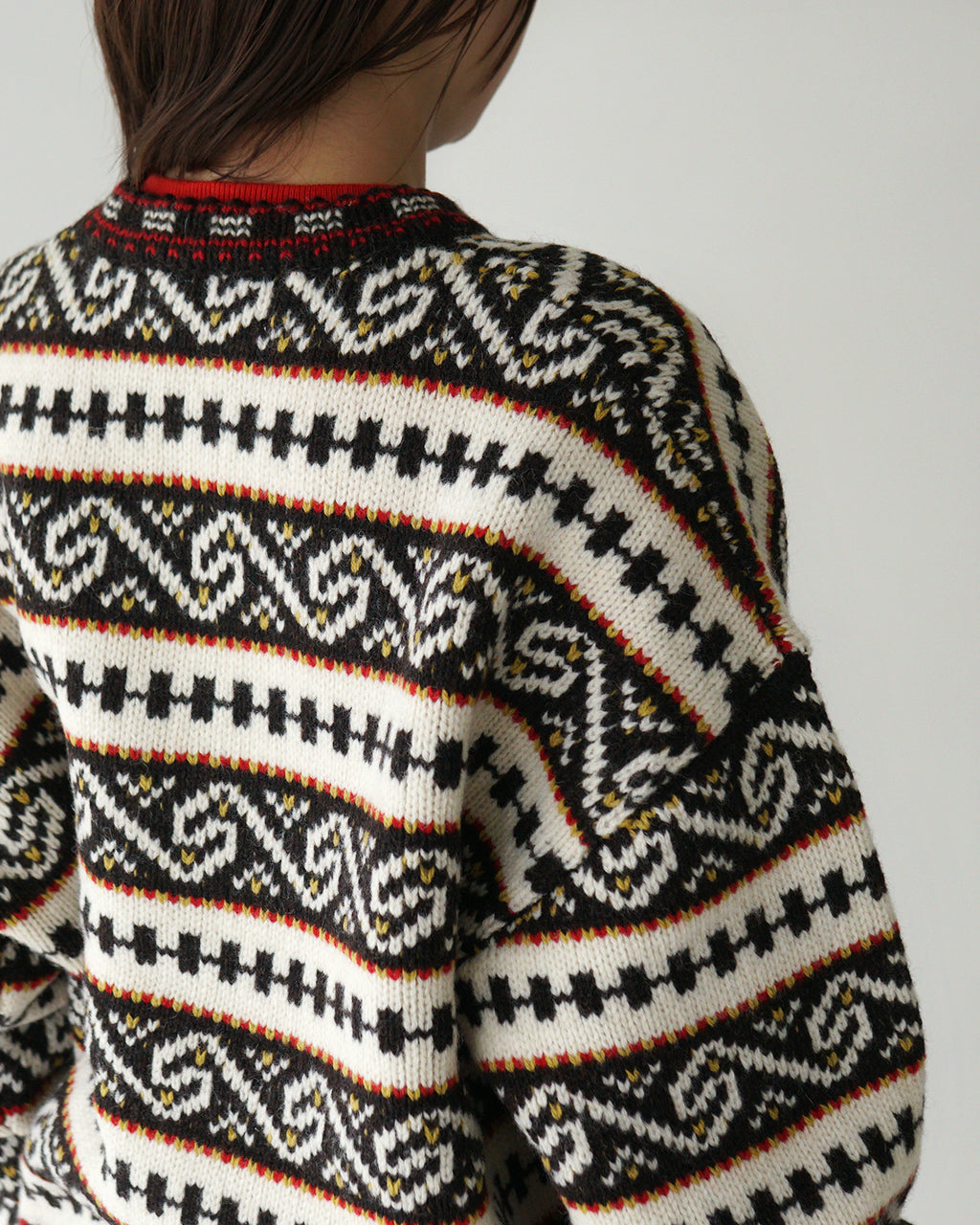 THE SHINZONE シンゾーン カーディガン フェアアイル柄 ニットFAIR ISLE KNIT CARDIGAN 24AMSNI07【送料無料】