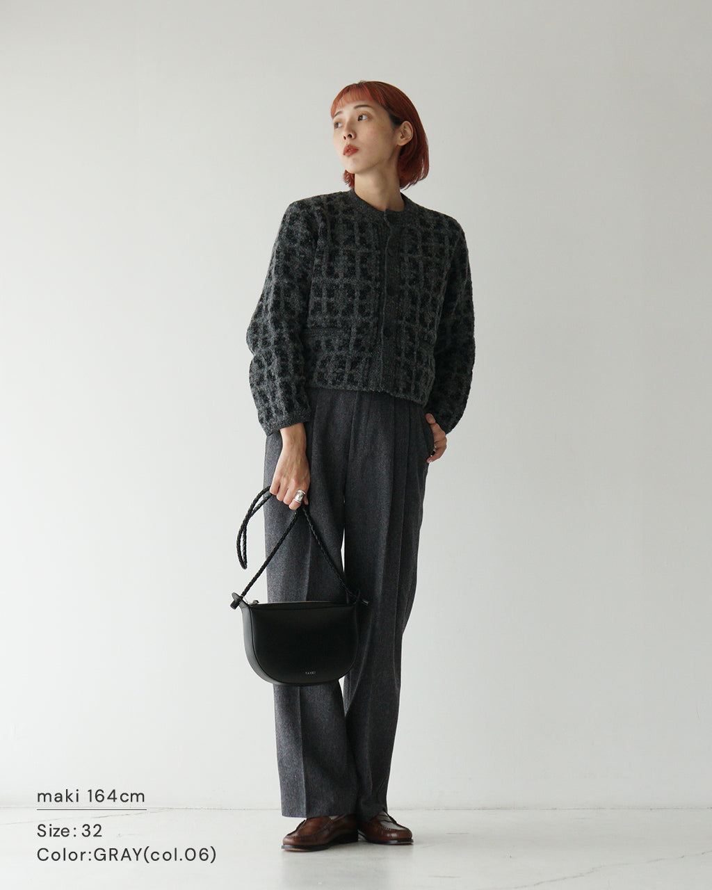 THE SHINZONE シンゾーン トムボーイ パンツ WOOL FLANNEL TOM BOY PANTS ウール フランネル ハイウエスト 24AMSPA13 【送料無料】