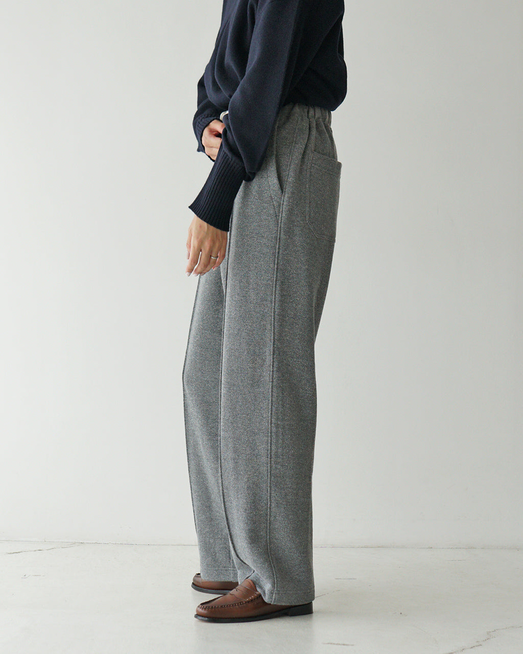 THE SHINZONE シンゾーン スウェット パンツ COTTON WOOL SWEATPANTS コットン ウール イージーパンツ 24AMSPA14【送料無料】