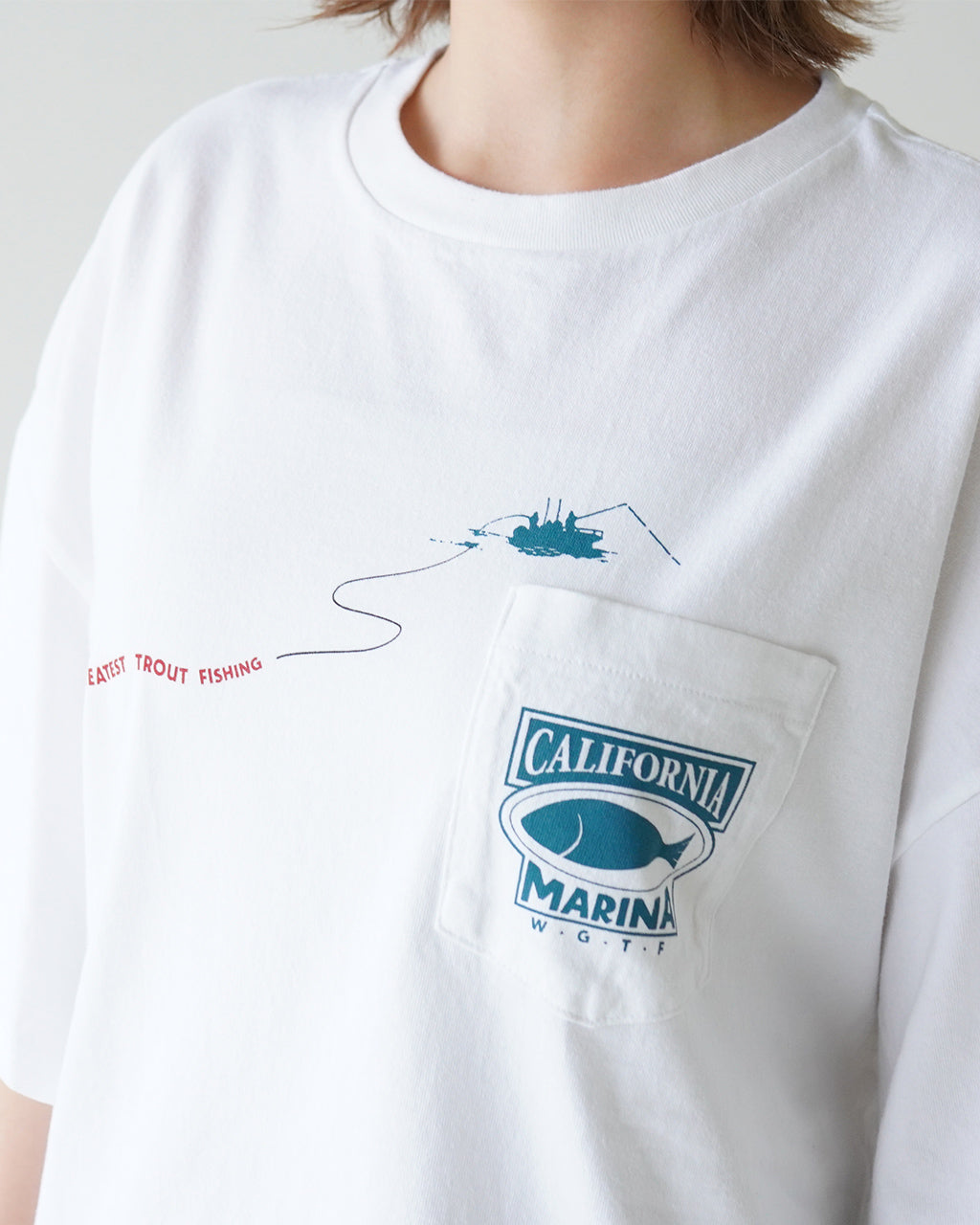 THE SHINZONE シンゾーン フィッシング Tシャツ FISHING TEE クルーネック カットソー 24MMSCU11【送料無料】