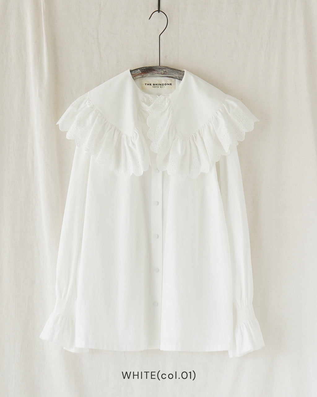THE SHINZONE LACE COLLAR BLOUSE 25AMSBL02